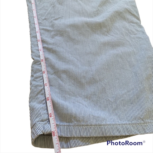 ✨ Vintage Chic Light Blue Pinstripe High Waist Pants - Picture 11 of 11